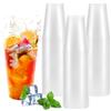 MUXHEL 100 bicchieri di plastica, 400 ml, in plastica dura, da 0,4 l, riutilizzabili, per feste