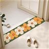 QHanky Tappetino 20x100cm,Tappeto Bagno Diatomite,Microfibra Tappeto Assorbente,Tappeto Bagno Antiscivolo,Tappetino Doccia Asciugatura Rapida,per Casa,Camera da Letto,Cucina (Multicolore D)