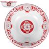 Yardwe Bacinella Smaltata Vintage da Cucina Grande Capacità Resistente a Temperature Elevate per Lavare Verdure e Impastare in Stile Retrò Rosso