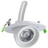 Faro LED da Incasso 36W Orientabile Foro Ø160mm Bianco Variabile con driver Philips Colore Bianco Variabile CCT