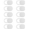 Generic Copertura per fotocamera, 10 pezzi, blocco webcam per tablet, adesivo per computer portatile, protezione della privacy, design robusto, per laptop, tablet, telefono, casa, ufficio, viaggi e all'aperto