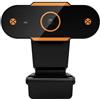 Generisch HD - Mini videocamera streaming senza driver per laptop, | 1080P 720P 480P computer per videochiamate, riunioni, configurazione di registrazione in streaming