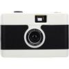Fabater Fotocamera a Pellicola 35 Mm, Obiettivo 28 Mm F/8 1/120s Fotocamera Digitale Senza Schermo con Flash Incorporato, Fotocamere a Pellicola Riutilizzabili Leggere Stile Vintage (WHITE)