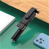EasyByMall Treppiede wireless per selfie con luce di riempimento, rotazione a 360 gradi, monopiede estensibile con otturatore remoto, compatibile con smartphone iPhone, Xiaomi, Huawei