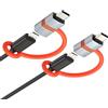 Aksenli Adattatore da Lightning a USB C (confezione da 2) Adattatore USB C per iPhone 17 16 15 per Apple Accessori Caricabatterie Illuminazione Cavo Femmina Tipo C Maschio Jack Convertitore Adattatore Dongle