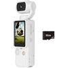 NMFLAB Action Camera compatta tascabile con display da 1,9 pollici, memoria 32 G e batteria da 2000 mAh, ideale per ciclismo e videocamera portatile