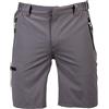 Ergos Workwear JRC ADAMELLO Shorts Pantalone Corto da Uomo in Tessuto 4 Stretch Elasticizzato Multitasche da Lavoro (IT, Testo, M, Regular, Regular, Standard, Grigio)