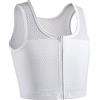 XUJI Binder Traspirante con Cerniera per Compressione - Reggiseno Compressivo per Transgender, FTM, Tomboy e Cosplay (W, 2XL)