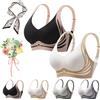 Gienslru Bienll Reggiseno Olibrin Push up B-h Senza Buegel, Reggiseno da donna senza ferretto, taglie grandi, anti-sagging lingerie, 2 pezzi B, M