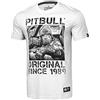 PITBULL Maglietta Uomo Corta t-Shirt Tshirt Pitbull Pit Bull West Coast Drive Maglie in Cotone Camicia Bianco, S