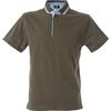 Generico James Ross Collections-Polo da Uomo RODI MAN a Mezza Manica 100% Cotone Jersey Pettinato,ARMY GREEN-M