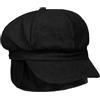 LIPODO CAPPELLISHOP Liseta Coppola con paraorecchie Tinta Unita Rivestita in Pile Donna Autunno Inverno