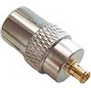 FonFou 2pcs 75ohm MCX a IEC DVB-T TV PAL connettore presa MCX maschio a spina femmina IEC MCX - adattatori RF coassiali dritti nichelati IEC