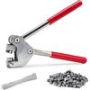 QSHXXROI Pinze di Tenuta, Set di Pinze per Guarnizioni, Pinza Sigillante Kit con 80 Sigillo di Piombo (10 mm), 80 fili di sigillatura (170 mm), per Contatori D'acqua, Contatori Elettrici