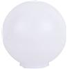 Veemoon Lampada a sfera di ricambio Paralume in acrilico bianco Paralume a globo LED Lampadari per esterni Lampada da giardino Lampada da soffitto di ricambio Accessori Lampada