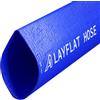 AP Automotive Tubo di scarico piatto blu da 32 mm, compatibile con pompa dell'acqua sommergibile, 5 metri