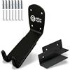 Optio Cycle Porta Bici da Muro per Pedale - Supporto Bici da Parete Salvaspazio con Rivestimento in Gomma | Gancio Bici Muro per MTB, Bici da Corsa, E-Bike | Portabici da Muro Garage, Appartamento, Seminterrato