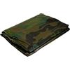 Univers Du Pro Telone mimetico verde e nero 140 g/m² - telone militare 1,8 x 3 m - telo di protezione in polietilene