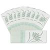 HYDRO HOME Kit 10 Listelli Ceramica 7x20 cm Bimba - Decoro Floreale - Ideali per Bagno e Cucina - 3 Colori Disponibili (VERDE)