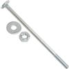 AERZETIX Set di 15 bulloni viti a testa tonda con quadro sottotesta M8x160mm / rondelle e dadi M8 / acciaio zincato/per fissaggio e assemblaggio