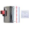 ROOwarMer 1 pezzo 220v HVAC serranda taratura aria serranda aria motorizzata diametro 80 100 125 150 200 250 300 250 400 mm (Alto 290mm + Diametro esterno 300mm)
