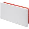 Gewiss di Fazio Srl Gewiss Cassetta Scatola di derivazione e connessione per pareti in muratura con guida DIN Dimensioni 516x294x90 Coperchio Bianco RAL9016 GW48011