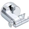 QUARKZMAN Supporto Doccia A Ventosa Regolabile Con Gancio Supporto Doccia Manuale Montaggio A Parete Senza Foratura Per Bagno Hotel Appartamento Round Bracket Argento