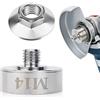 Leikurvo X-LOCK - Adattatore a filettatura M14 con O-ring, adattatore M14 XLock con controdado per smerigliatrice angolare, lama di taglio, nucleo Dirll Bit (1 set)