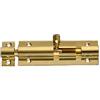 MACHSWON 1 bullone in legno antico in puro rame da 87 x 25 mm, per fissare porte interne per camera da letto, bagno e porte in legno (colore ottone).