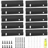 BOJIUKEJI 10 Pz/5 Paia Ganci per Quadri Francesi Pesanti, Supporto per Quadri, Appendi Quadri Tacchetta Ganci Hardware Kit, Clip Z Staffe per Ganci Francesi ad Incastro per Specchi Quadri Cornici