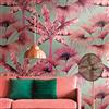 A.S. Création Livingwalls Travel Styles - Carta da parati tropicale in tessuto non tessuto, colore blu e rosa, per diversi ambienti, 1,59 m x 2,80 m