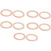 Generic New Lon0167 10pcs 26mmx33mmx1.5mm Rame Flat Ring Sealing Crush Rondella Guarnizione(10 stücke 26mm x 33mm x 1,5mm Kupfer Flache Ring Abdichtung Crush Washer Dichtung