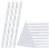 ALEX COLLE INDUSTRIALI Stick Colla a Caldo Universali 11 mm x 200 mm - Confezione da 50 Pezzi Trasparenti, Adesione Extra Forte, Asciugatura Rapida per Legno, Plastica, Carta, Tessuti, Fai da Te e Artigianato