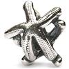 Trollbeads Perlina a forma di stella marina, in argento Sterling, design ispirato alla marina, autentica perlina in argento 925, collezione Essence of Life, progettata da Søren Nielsen, Argento