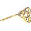 Arranview Jewellery Piercing per naso con triangolo celtico, 4 mm, in oro 9 kt