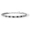COMETE GIOIELLI Comete Bracciale da uomo collezione district. Bracciale in acciaio, trattamento pvd nero e zirconi bianchi. Bracciale della lunghezza di 21 cm. La referenza è ubr 884