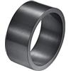 HIJONES Uomo Donna Anello da Pollice a Fascia Larga in Acciaio Inossidabile Anelli Piatti Lisci Comfort Fit Spazzolato opaco 10MM Nero Misura 19