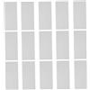 Healeved 15 Fogli Carta per Tintura Capelli Riutilizzabile Isolante per Parrucchieri e Barbiere Strumento per Separazione e Evidenziazione Colore in Ambienti Professionali