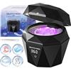 SEANCHEER Pulitore Ultrasuoni 48kHz Ultrasonic Cleaner | Ricaricabile | IPX7 | 180ML | LLampada UV Dental Pod per | Bite Bruxismo Notturno | Protesi Dentali | Apparecchio Denti | Retainer | Allineatori | (Nero)