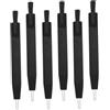 DEARMAMY Kit Pulizia per Apparecchi Acustici 6 Pezzi Spazzole in Nylon Nero e Manico Resistente per Rimuovere Cerume e Sporco da Amplificatori e Auricolari