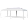 GYMAX Gazebo da Esterno 3 x 6 m, Tendone da sole Impermeabile e Protezione UV, con Telaio in Acciaio Robusto, Leggero e Facile da Trasportare Riparo per la Pioggia, per Patio, Feste, Giardino