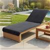 LAYNENBURG Copri sdraio - 100% cotone - OEKO-TEX 100 - Copri asciugamano in spugna per sdraio - telo mare da spiaggia con busta per piscina, sedia a sdraio (75x200 cm antracite)