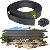 YRHome Strisce Privacy PVC 35m 4,7 cm Altezza 1,64㎡ per Recinzione Doppia Barra, Resistente agli Agenti atmosferici e UV, Opaco Giardino Balcone terrazzo, con 50 Clip di Fissaggio, Antracite