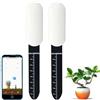 RISOON Zigbee Sensore di umidità del suolo, hub Zigbee necessario, misurazione accurata, sonda capacitiva, misuratore di umidità/temperatura per piantare il giardino, compatibile con Homey, Hubitat 2Pack