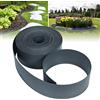 ACXIN Bordo per prato in plastica antracite, 20 m, rotolo di bordi per aiuole per viali, limiti, vialetti di ghiaia, bordatura per aiuole in 100% plastica PP (120 x 2 mm, antracite)