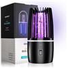Muvik Lampada Antizanzare Elettrica, Lampada Antizanzare da Esterno Recargable, 2 in 1 con Lampada UV e Zanzare Elettrico, Attrae e Schiaccia Insetti Volanti a 360° per Interni, Esterni e Campeggio