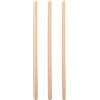 Gatuida Set 3 Pezzi Bastoncini Yoga in Legno Beige per Correzione Postura senza Sbavature Superficie Rotonda Comfort per Esercizi Spalle e Schiena