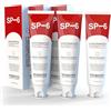 MUDGUD SP-6 Probiotic Whitening Dentifricio per sbiancamento dei denti e alito fresco, 6 formula probiotica per gengive sane, senza fluoruro, gusto menta, 145 ml (3 confezioni)