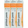 PROMIS 3x PROMIS Paste Dentifricio Anti-Placca Senza Fluoro, Bio e Vegano Naturale