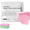 WEIWOGU Compresse per la pulizia di pavimenti multisuperficie da 100 pezzi, detergente multisuperficie aggiornato, fogli per la pulizia dei pavimenti profumati solubili, per la manutenzio (Pink)